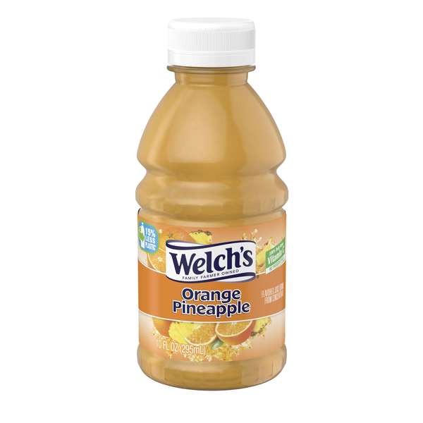 Welchs Welch's Plastic Orange Pineapple Juice 10 fl. oz. Bottle, PK24 WPD31700
